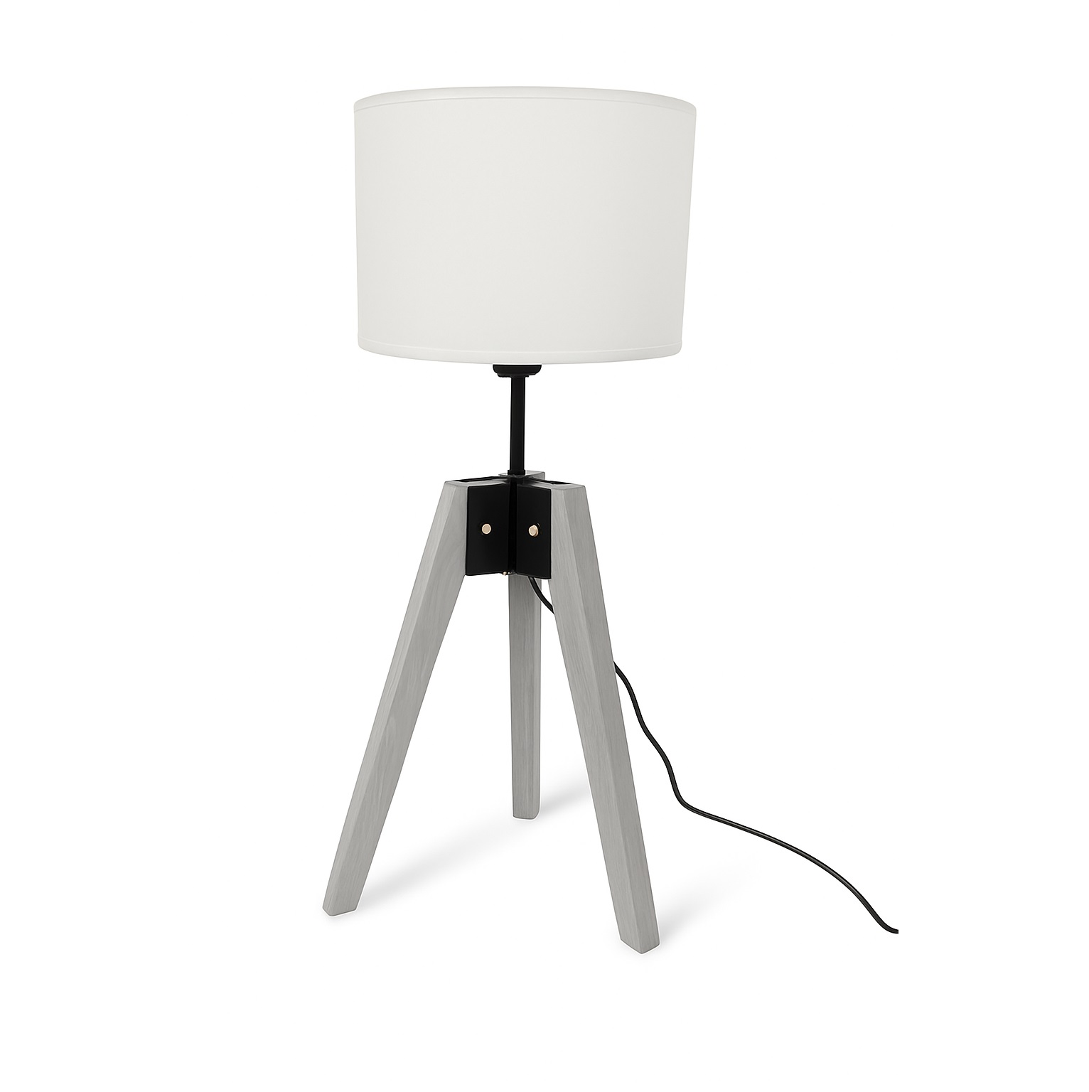 LAMPARA DE MESA NORDICA PLEGABLE GRIS